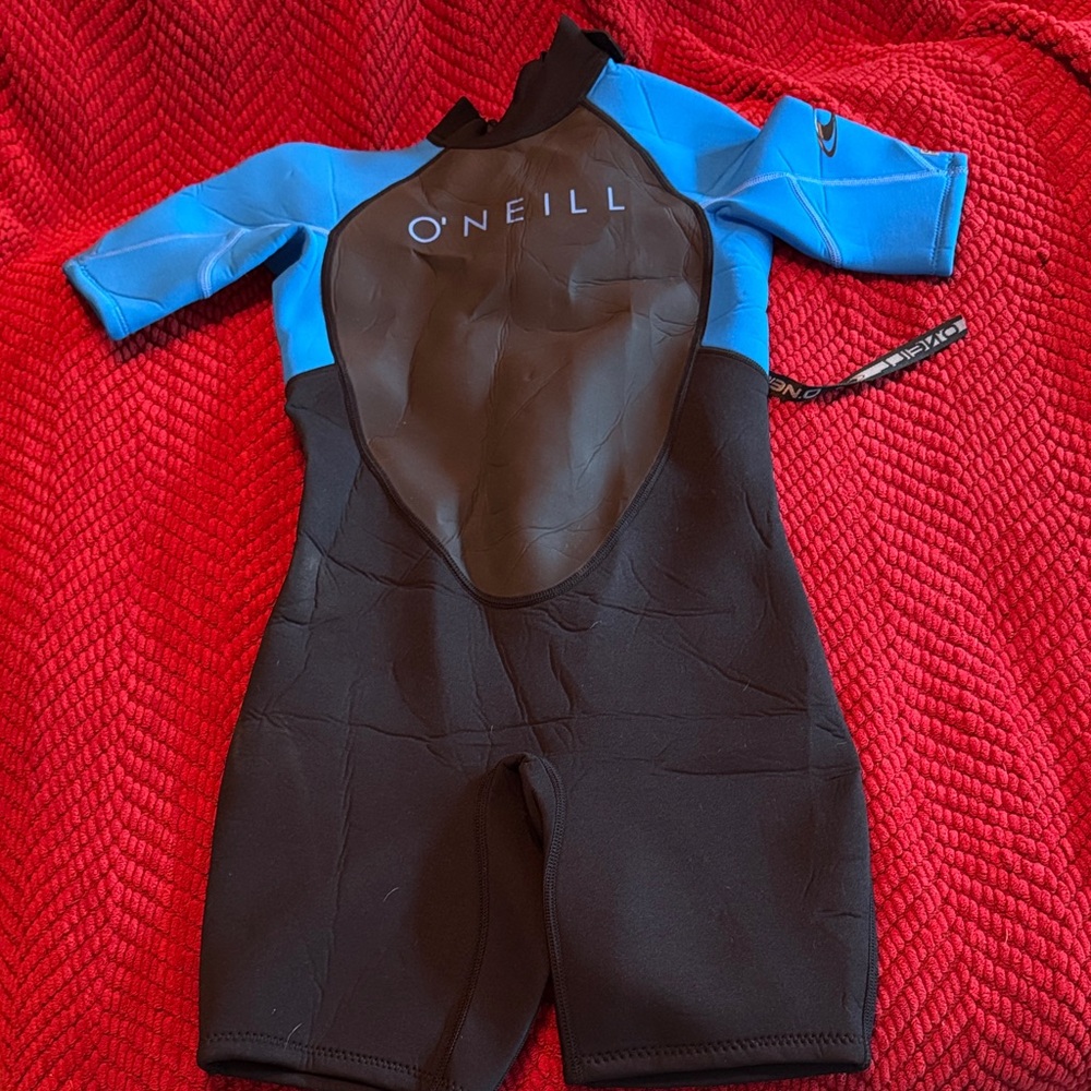 O'Neill Blue and Black Rashguard Swimwear size kids 14